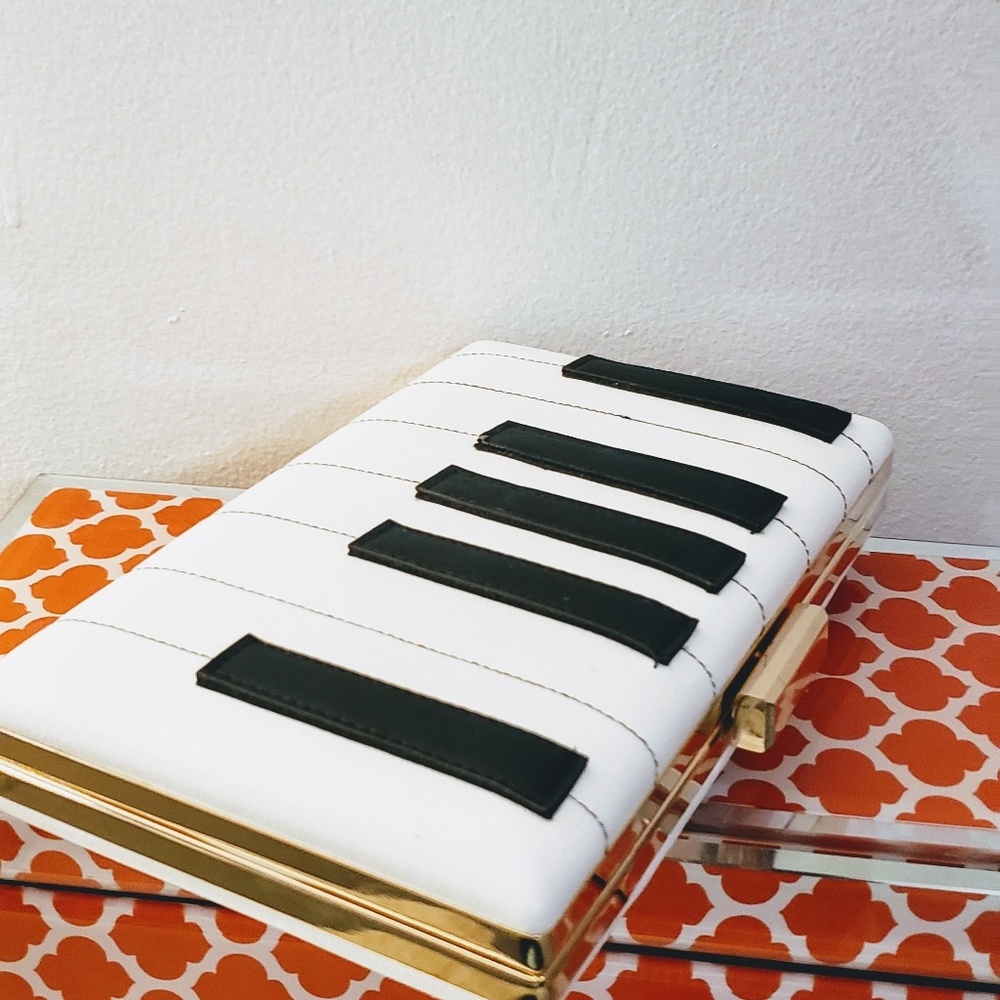 NEW Piano key board Clutch bag - Picture 5 of 6